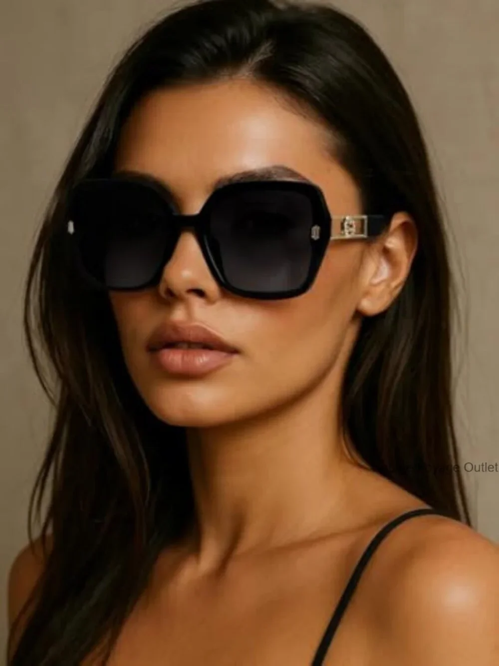 Retro Oversized 70s Sunglasses UV400 Protection, Square Frame, Unisex